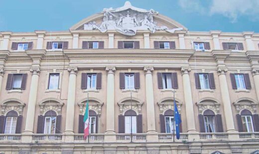 Facciata del Ministero dell'Economia e delle Finanze