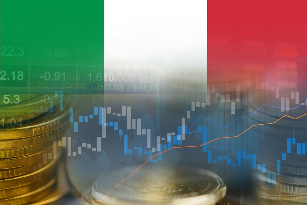 Grafico sulla crescita del Pil italiano
