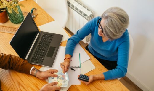 Grafico sull'andamento delle pensioni in Italia
