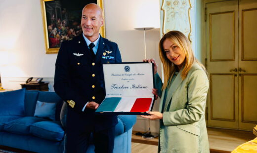Incontro tra Giorgia Meloni e Luca Parmitano