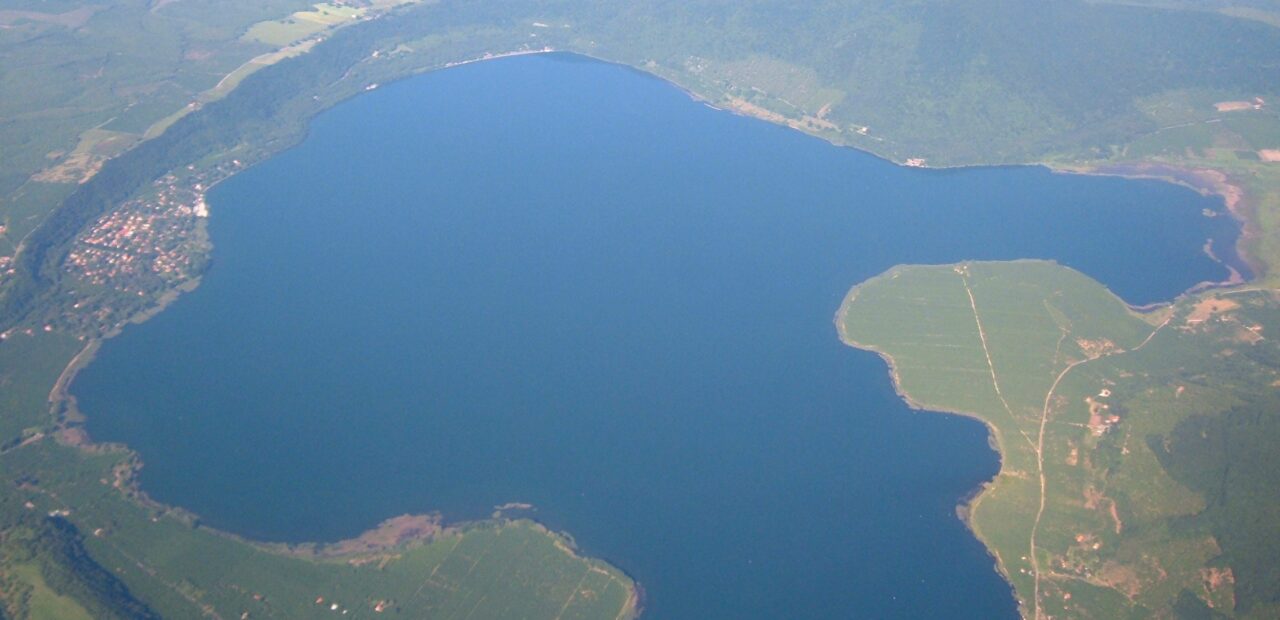 Vista aerea del Lago di Vico