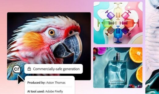 Screenshot della piattaforma Adobe Firefly