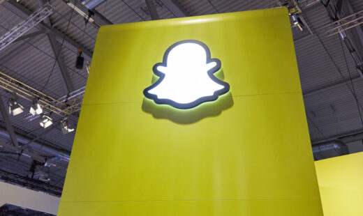 Screenshot della funzione Now Playing di Snapchat