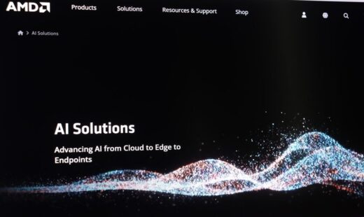 Rappresentazione grafica della tecnologia AMD e Cerebras