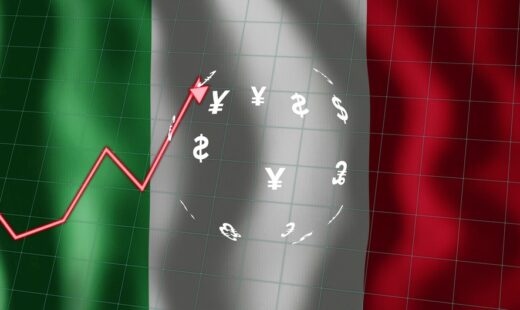 Grafico sulla performance delle società quotate italiane