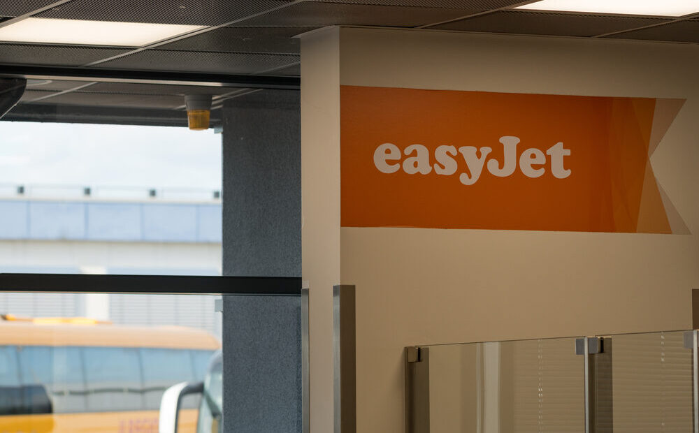 easyJet aereo in volo