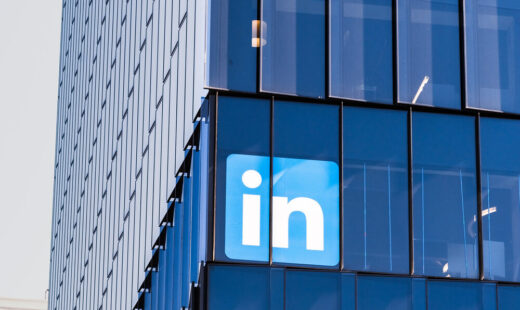 Screenshot della funzione di segnalazione su LinkedIn
