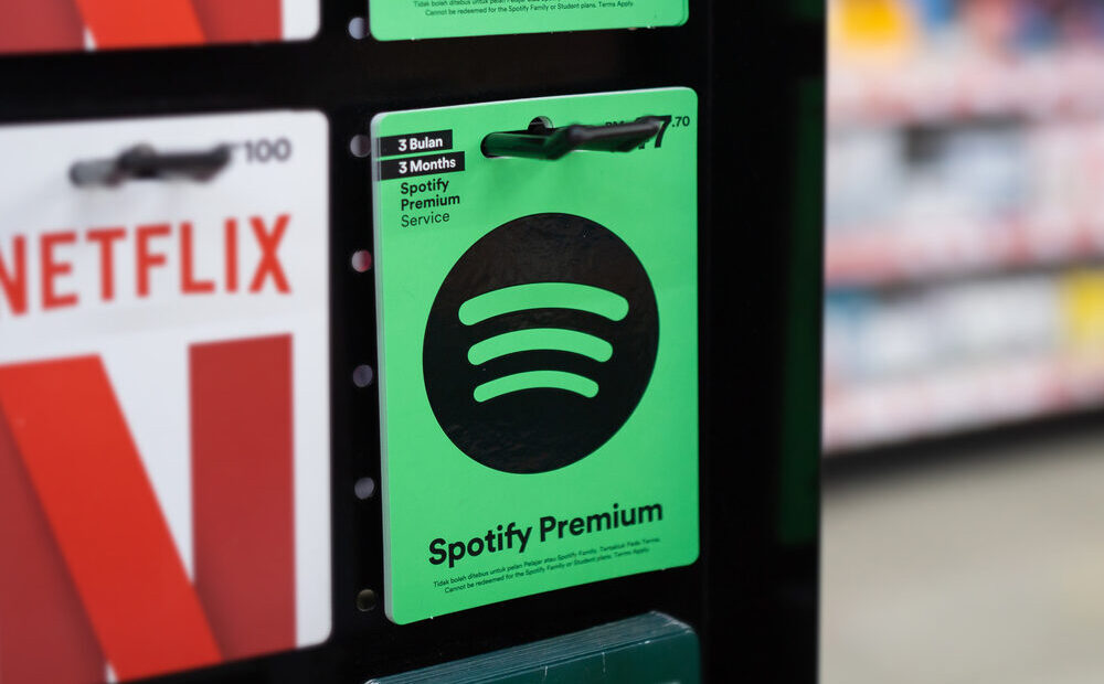 Grafico di crescita abbonati Spotify