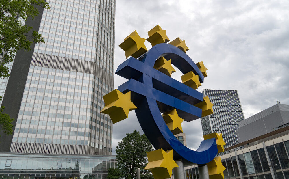 Grafico dei rischi economici nell'area euro