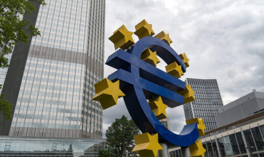 Grafico dei rischi economici nell'area euro