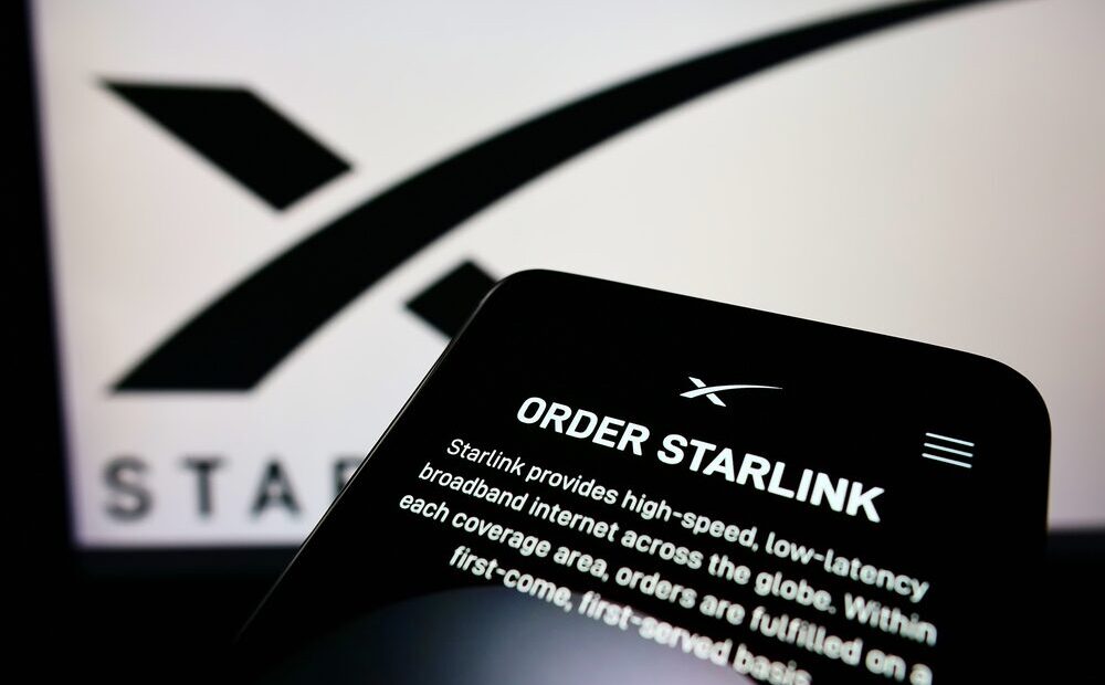 Aerei United Airlines con Starlink