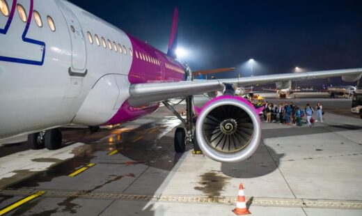 Aerei Wizz Air in attesa