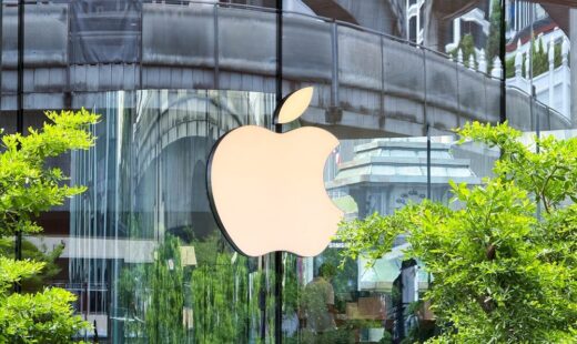 Logo Apple con linee guida aggiornate